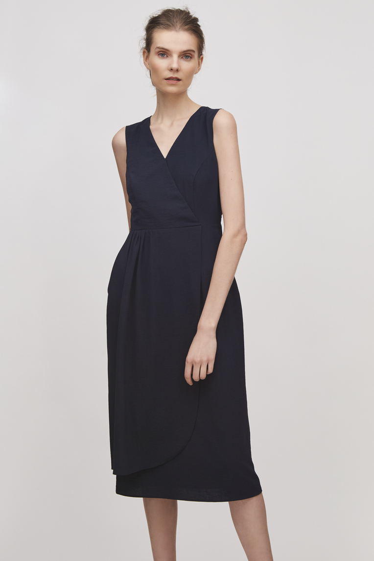 Midi Overlap Dress