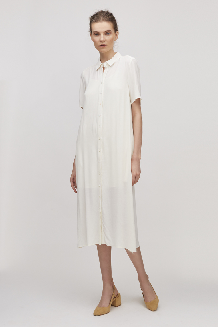 Button-Down Midi Dress
