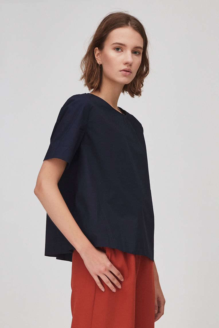 Cotton Gathered Top
