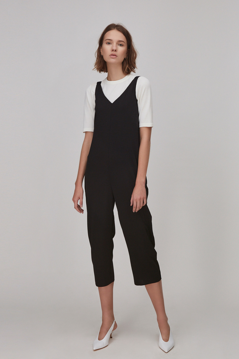 V-Neck Jumpsuit