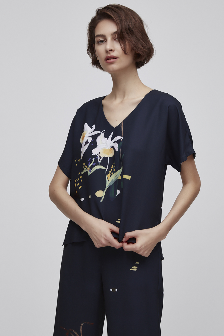 Lily of the Valley Kaftan Top