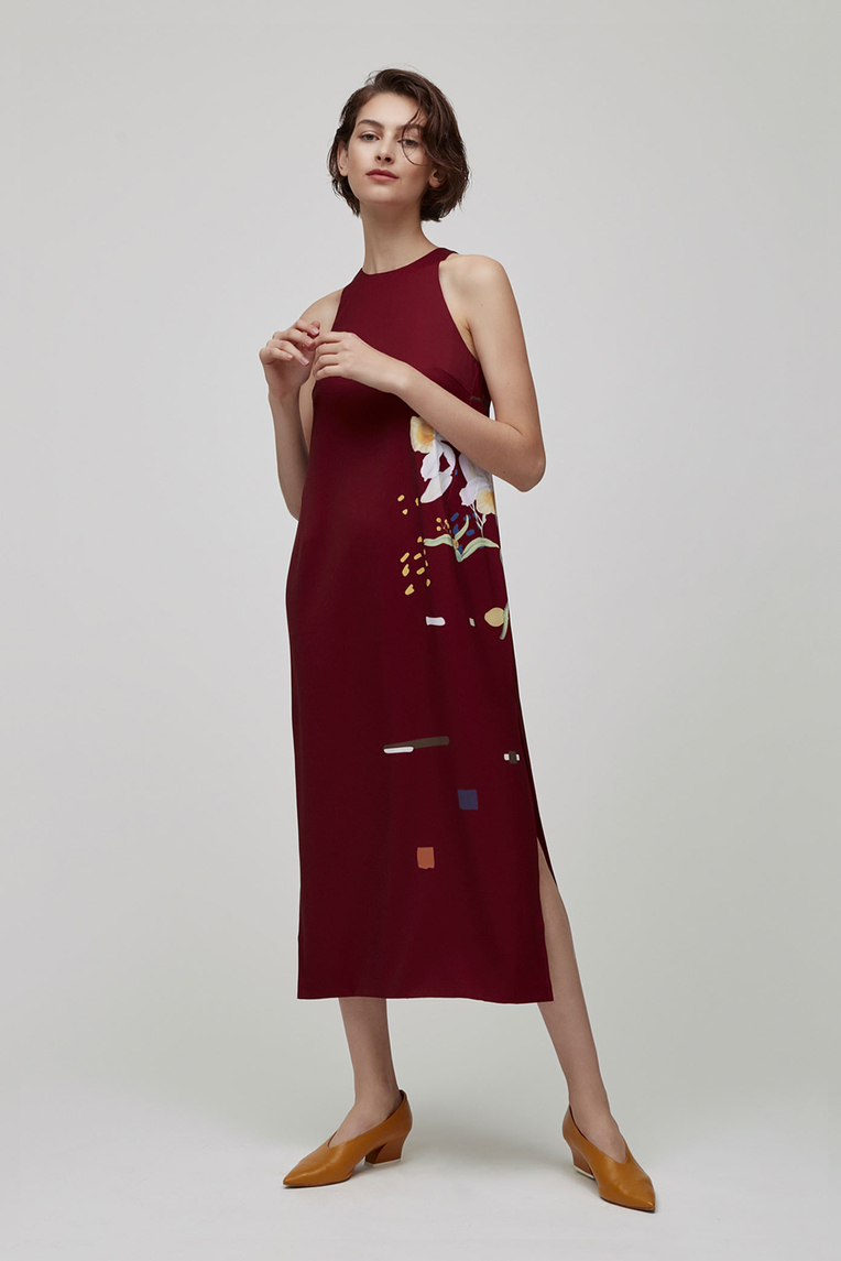 Lily of the Valley Maxi Dress