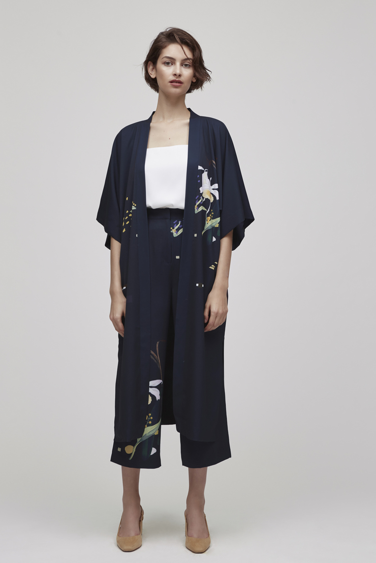 Lily of the Valley Duster Kimono