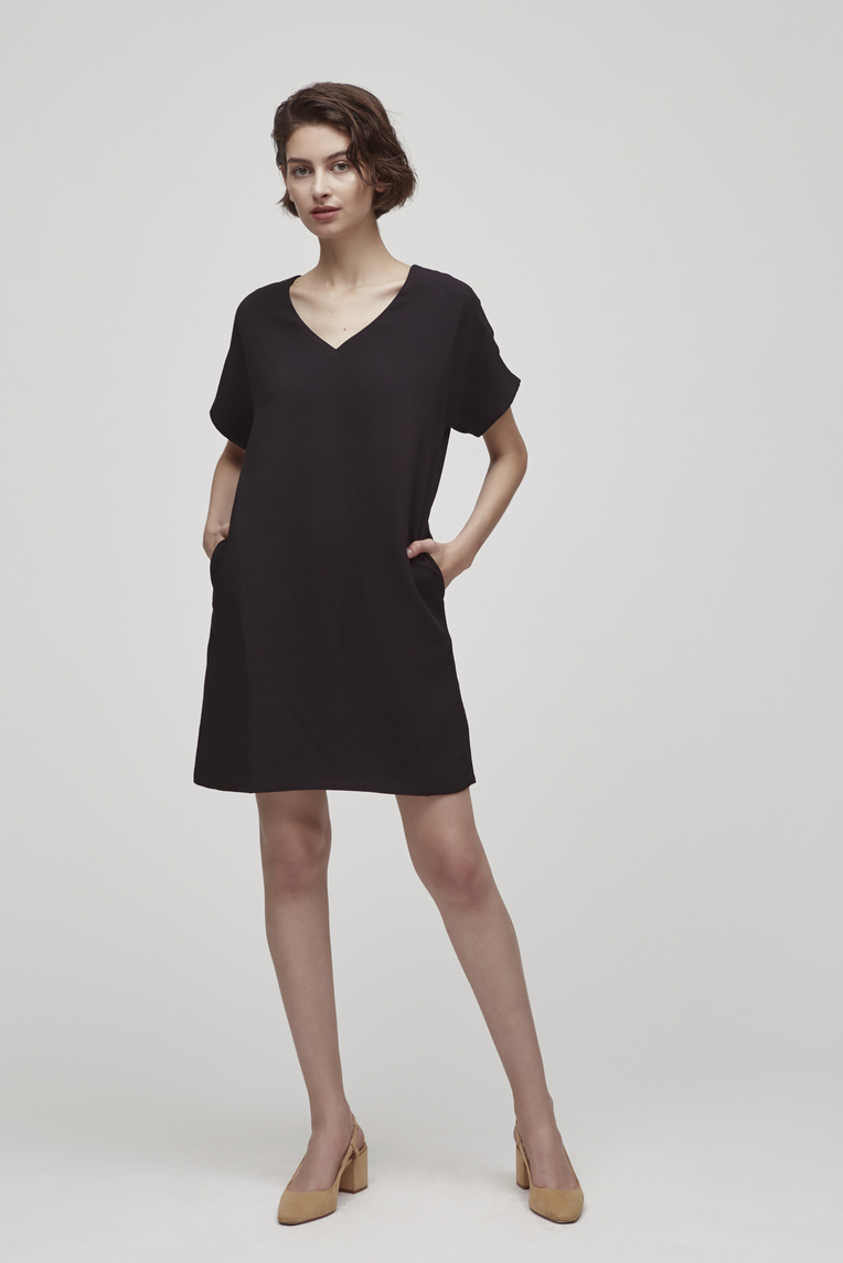 Tencel Shift Dress