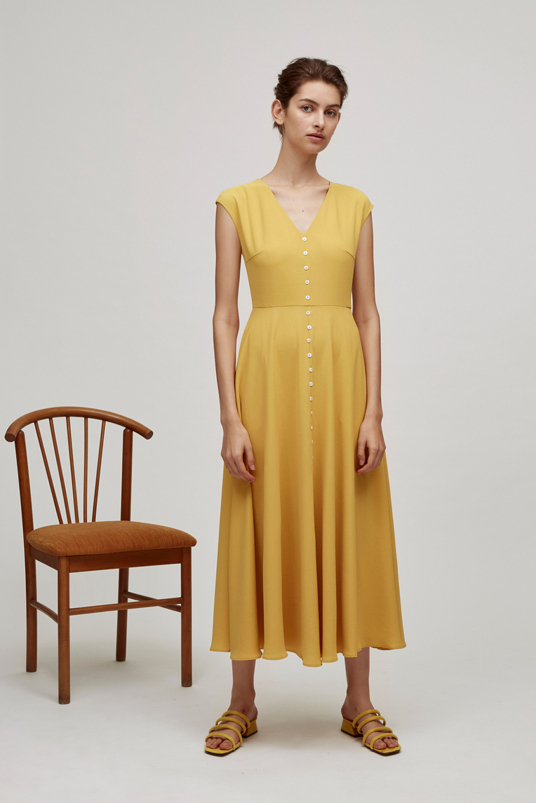 Button-Down Maxi Dress