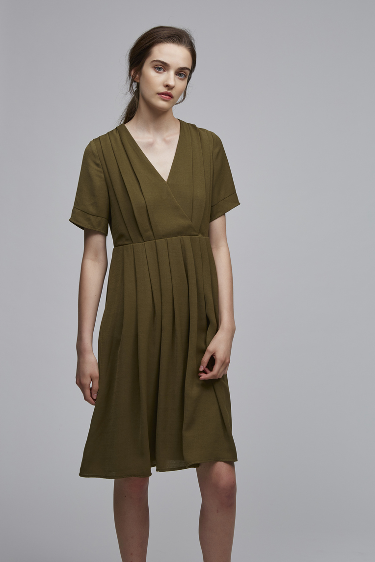 Pleated Picnic Dress