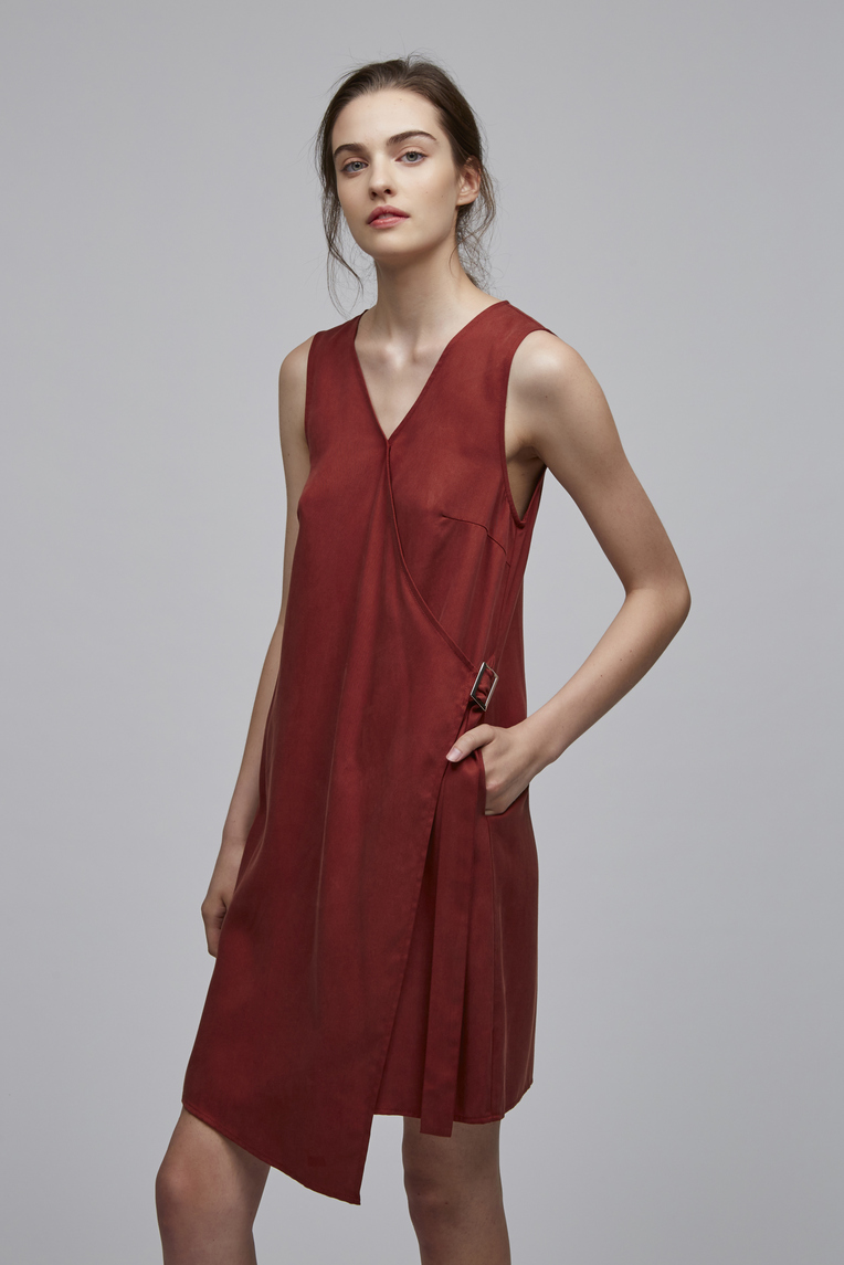 Tencel Buckle Dress