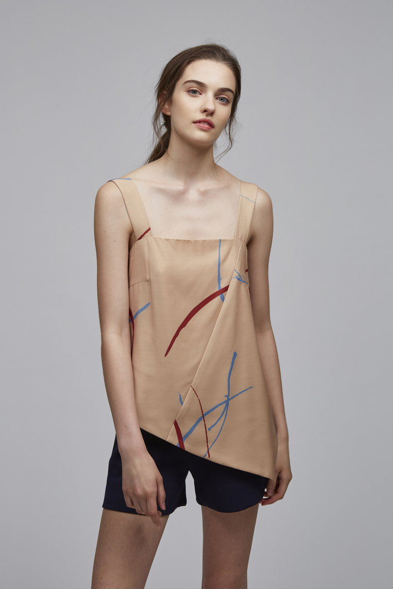 Canvas Handkerchief Top