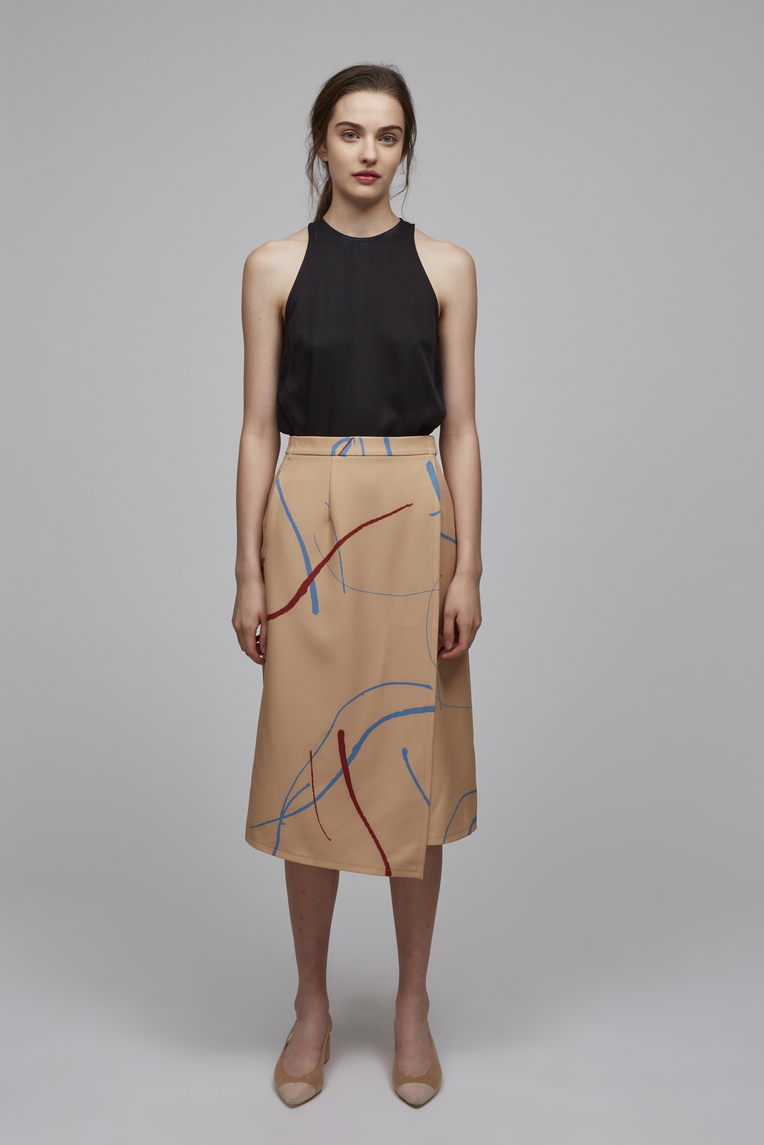 Canvas Overlap Skirt