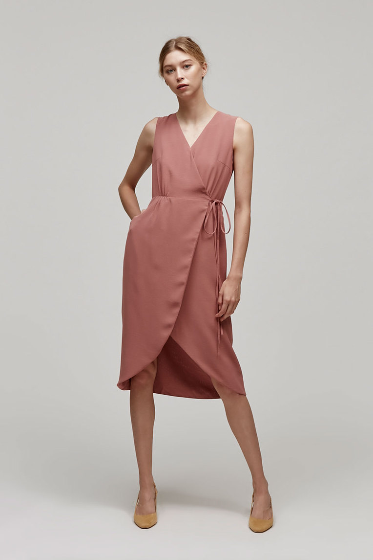 Midi Wrap Dress