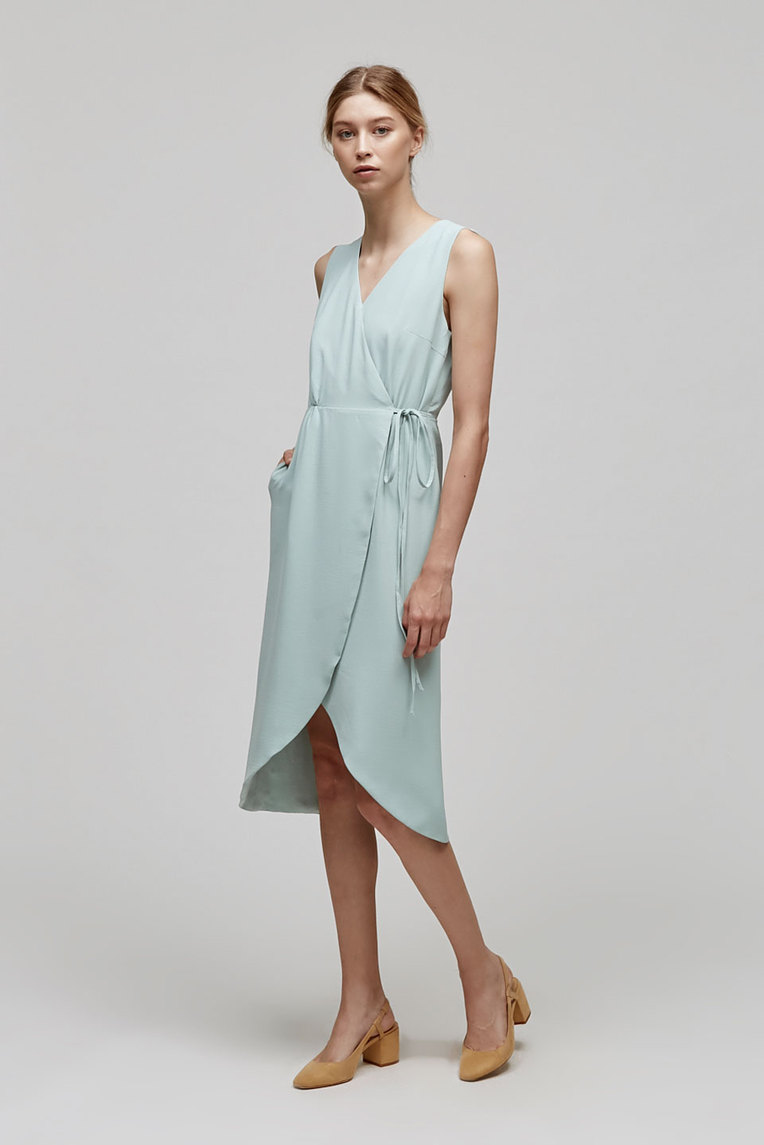 Midi Wrap Dress
