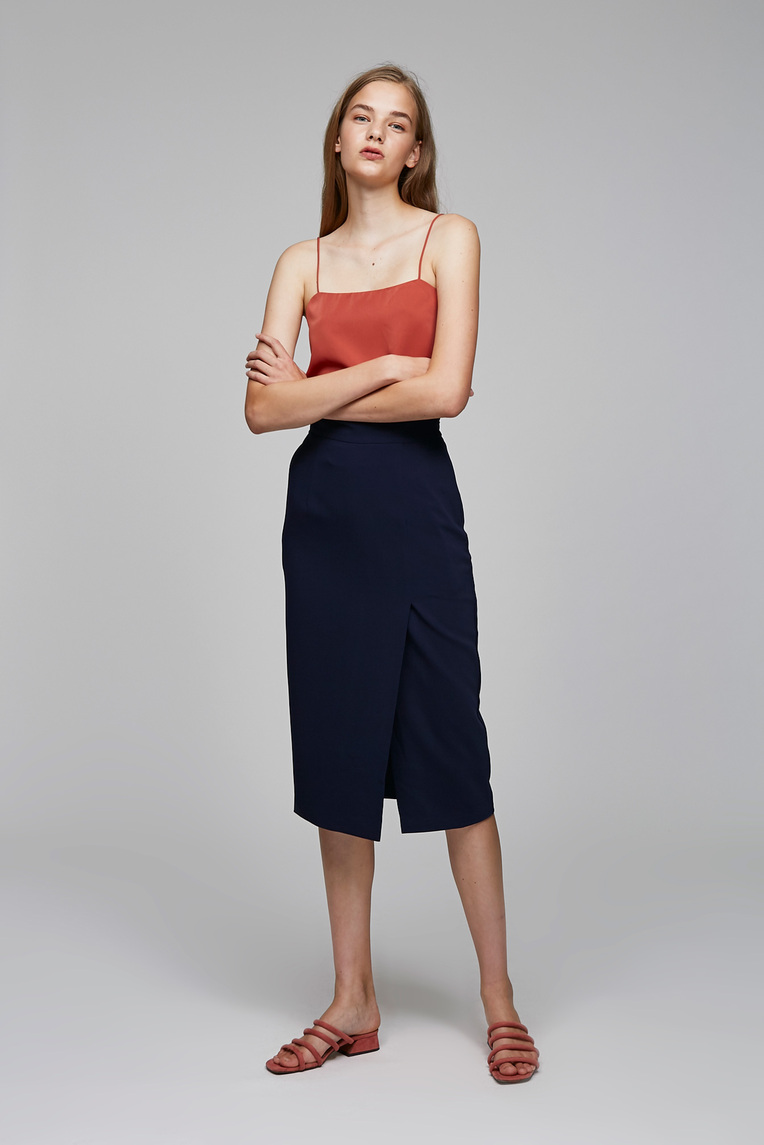 Midi Pencil Skirt