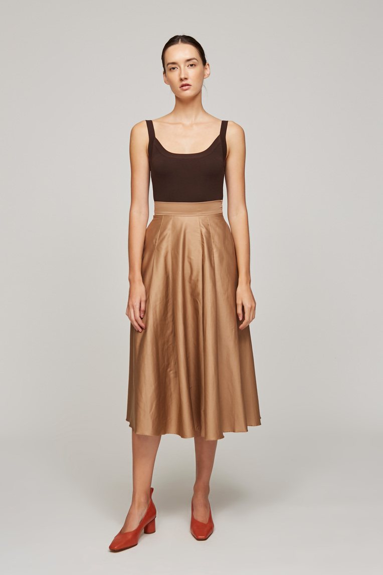 Knitted Scoop Tank Top