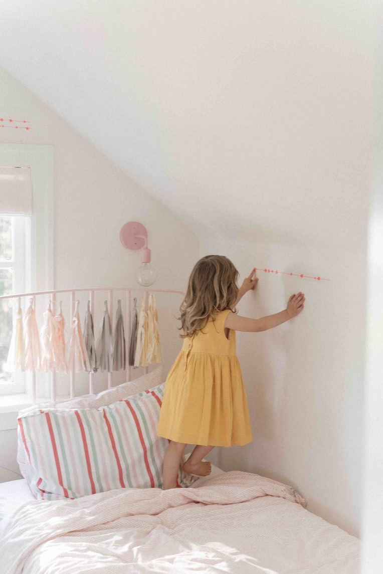 Striped Gathered Dress