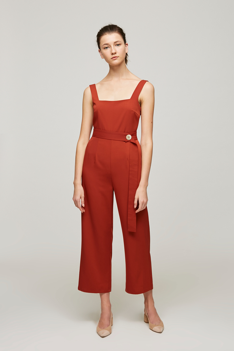 Square Neck Jumpsuit