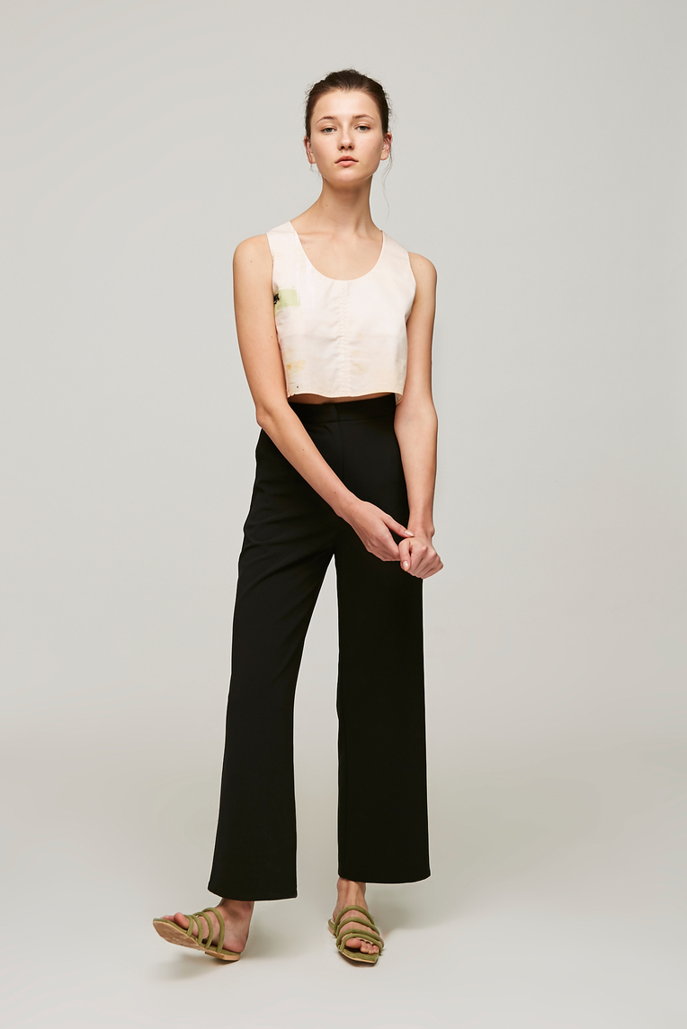 Crepe Longline Pants