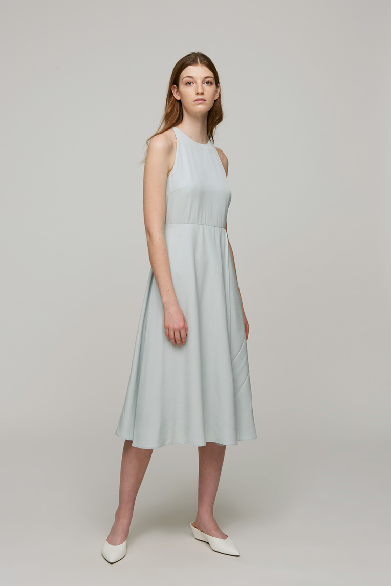 Open-Back Midi Dress