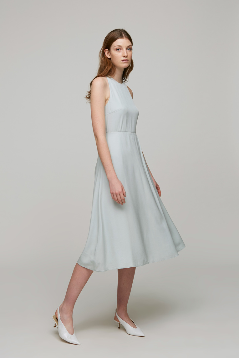 Open-Back Midi Dress