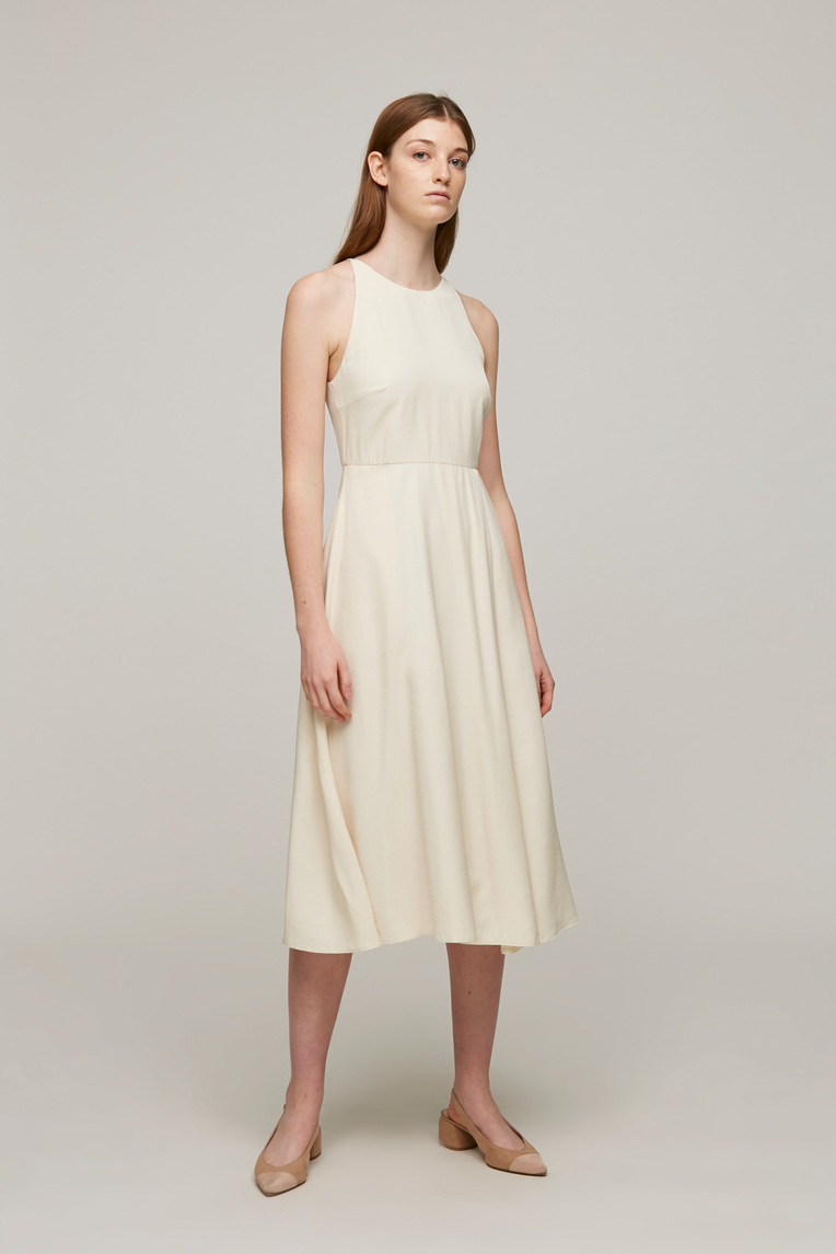 Open-Back Midi Dress