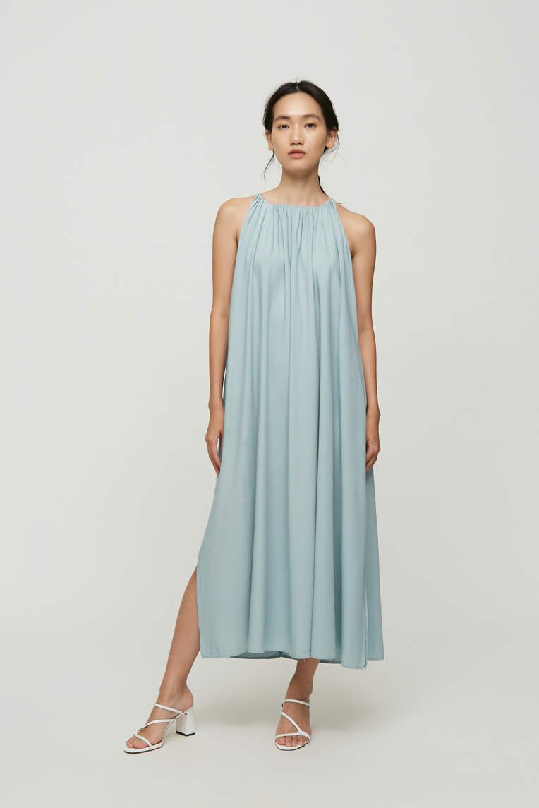 Square-Neck Maxi Dress