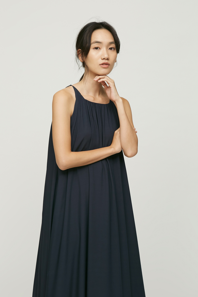 Square-Neck Maxi Dress