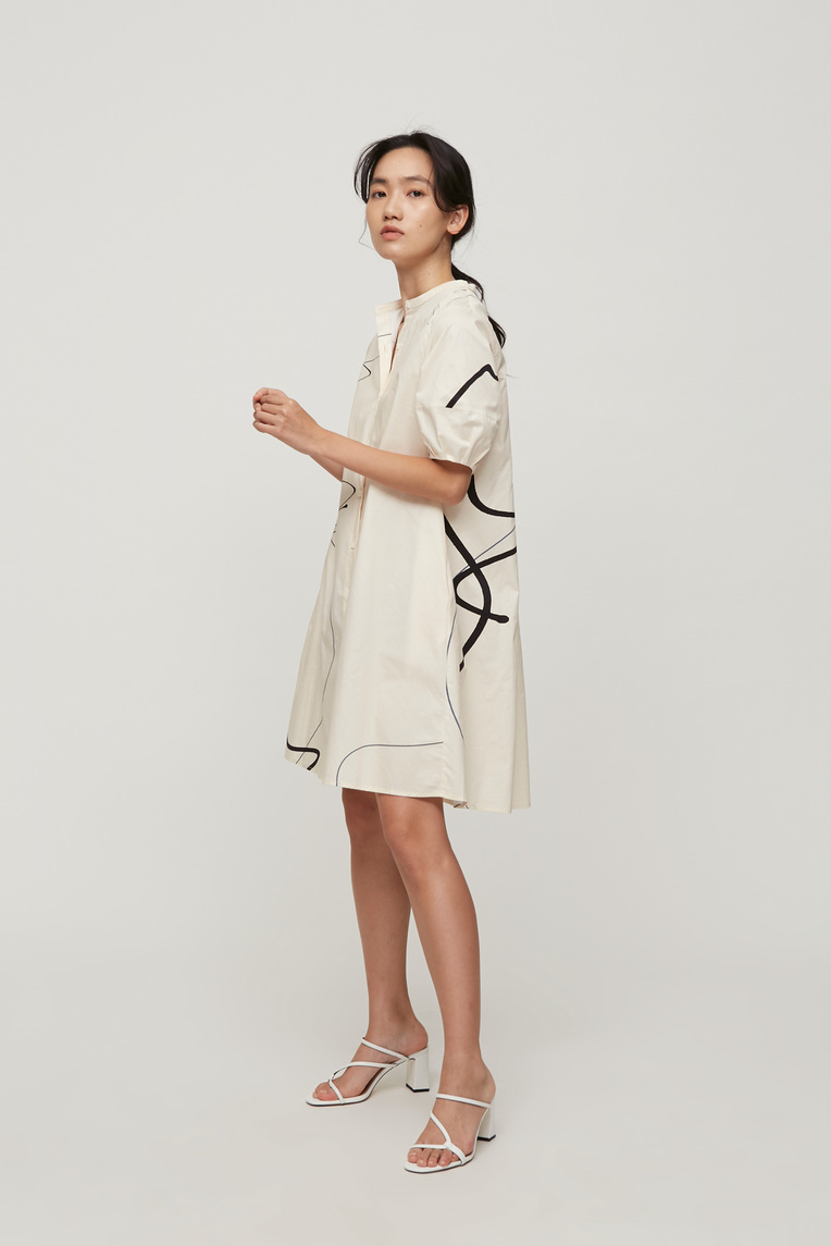 Trail Cotton Boxy Dress