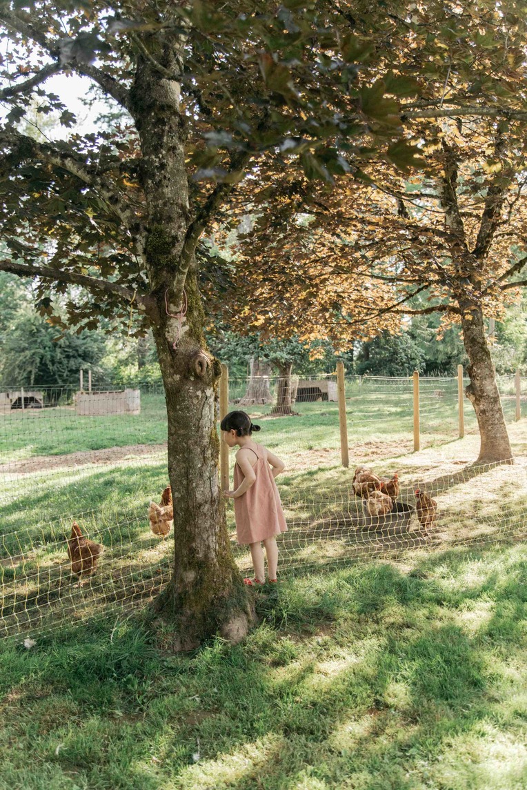 Gathered V-Back Tent Dress